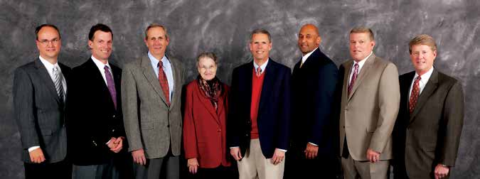 Group photo - From left to right- Steve Beam, Tripp Bradshaw, George Dail, Doris Wrench, Kyle Dilday, Arne Morris, Don Carothers, Mike Penick