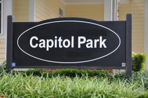 Raleigh Housing Authority - photo of Capitol Park sign